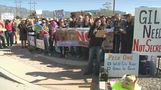 Protesters fight possible Gila River diversion [upl. by Stoughton538]