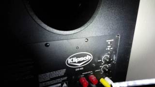 Klipsch subwoofer review [upl. by Yllac368]