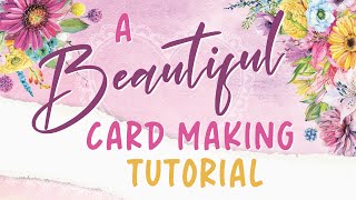 Beautiful CARD MAKING IDEAS using only a few supplies Card making tutorials 2023  2024 [upl. by Artina]