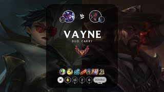 Vayne ADC vs Lucian  KR Grandmaster Patch 143 [upl. by Nosae]