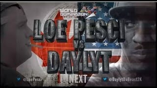 KOTD  Rap Battle  Loe Pesci vs Daylyt  WD4 [upl. by Iolenta]