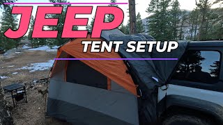 Rightline SUV Tent  Unboxing amp Setup [upl. by Einaffyt]