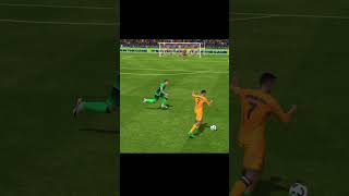 What a long shot goal by Cr7 🔥 cr7 cristianoronaldo gaming fc24 shortsviral footballshorts [upl. by Julian]