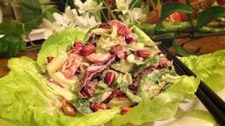 Gemischter Blattsalat mit Senfdressing  Rohe Hauptspeise [upl. by Leatrice503]