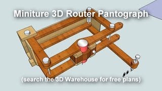 Miniature 3D Pantograph Router [upl. by Elonore290]