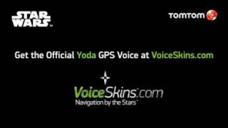 Official Yoda Voice on TomTom GPS Device Demo [upl. by Piselli]