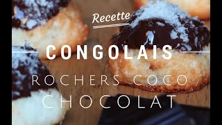 Rochers Noix de Coco  Chocolat recette facile [upl. by Harihs]