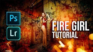 Tutorial Fire Girl Effect by Joseph Lora [upl. by Riebling]