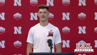 Nebraska Football Wyatt Liewer on LastMinute Win [upl. by Laleb431]