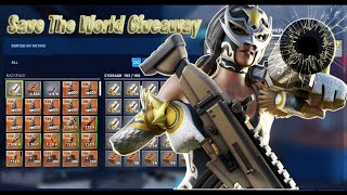 LIVE Save the world giveaway 130s144s Dropbox stw fortnite savetheworld dropbox live [upl. by Fleece113]