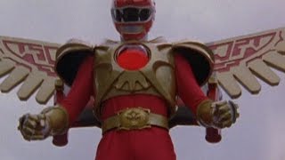 Red Ranger Battlizer Fight  Wings of Animaria  Wild Force  Power Rangers Official [upl. by Adnilemreh]