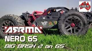 ARRMA Nero 6S BLX MT on 6S  BIG BASH 2  Choosing MT Tires [upl. by Gerstner98]