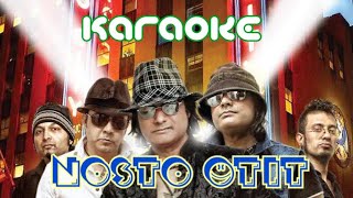 Nosto Otit  হারানো চোখ  Miles  KARAOKE [upl. by Stralka]