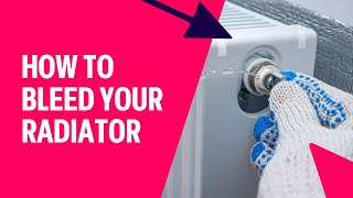 How to bleed the radiators in your home [upl. by Siuqaj]