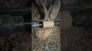 Wood Turning  turn 5 washer in 59 second [upl. by Nilyak]