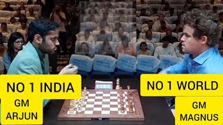 Pertarungan Besar Arjun Erigaisi vs Magnus Carlsen Tata Steel Chess India Rapid 2024 [upl. by Caplan]