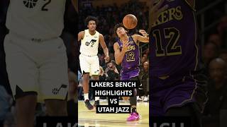 Lakers Bench Highlights vs Utah Jazz [upl. by Keverne]