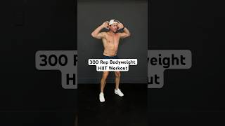 🔥 300 Rep Bodyweight HIIT Workout [upl. by Salesin]