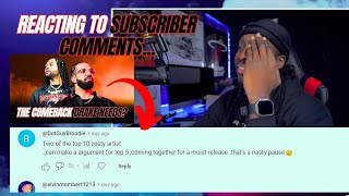 Reacting to Youtube Comments on Drake amp PARTYNEXTDOOR [upl. by Aihtak]