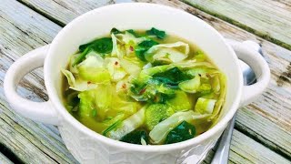 CABBAGE SOUP for DETOX and WEIGHT LOSS  VEGAN SOUP  EASY QUICK SIMPLE INGREDIENTS CABBAGE SOUP [upl. by Katharyn]