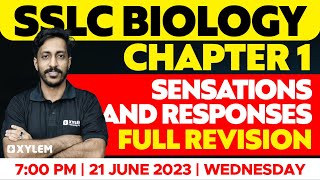 SSLC Biology  Chapter 1  Sensations and Responses  Full Revision  Xylem SSLC [upl. by Assile932]