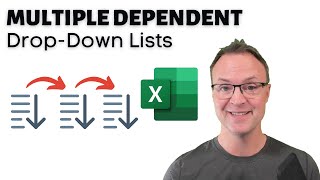 Quickly Create Multiple Dependent DropDown Lists in Microsoft Excel [upl. by Ekez423]