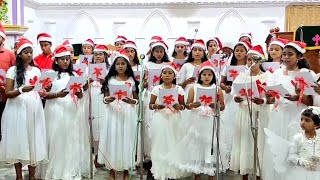 Aa neela ravil theliyum CSI muttacaud  sunday school choir 2023 [upl. by Ylimme]