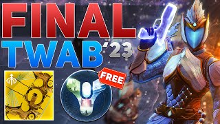 FREE Destiny 2 DLC Fireteam Finder amp New Exotic Quest NEXT WEEK Final TWAB  Season of the Wish [upl. by Dru832]