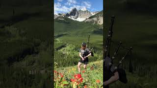 The Sleeping Tune and Pumpkin’s Fancy  Bagpiping for Charity on Whistler Ridge [upl. by Odranreb]