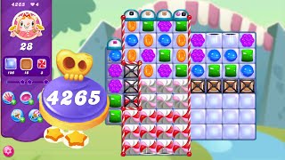 Candy Crush Saga Level 4265 NO BOOSTERS  Hard Level  2 Stars 🌟🌟 [upl. by Barret177]