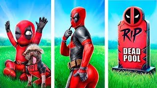 DEADPOOL vs Superheroes From Birth to Death of Deadpool [upl. by Aitnauq280]