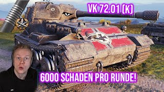 Die höchste GunMark in worldoftanks  Der VK7201 K RewardTank [upl. by Shirberg]