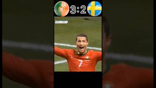 Full video ☝️Portugal vs Sweden 32 Ronaldo Hat trick vibe football cr7 cristianoronaldo shorts [upl. by Itsirhc]