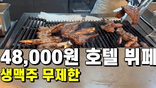 한강라면도 먹을 수 있는 호텔뷔페의 가성비는 어떨까 [upl. by Astrix]