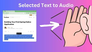 Read Aloud Selected Text to Audio Automatically [upl. by Tharp]