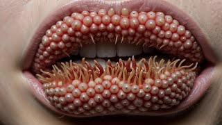 ASMR ANIMATION TREATMENT🚑 Extracting Creepy Crawlies from lips foot face eye mouth nose [upl. by Ahsemak]