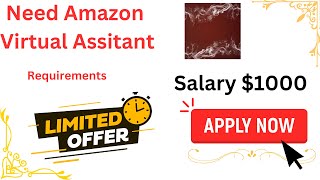 Need Amazon Virtual Assistant [upl. by Bigner]