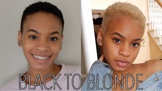 Detailed DIY Hair Bleaching Routine [upl. by Lilla]