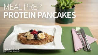 Protein Pancakes  Einfaches Rezept für fluffige Pfannkuchen süß gesund auch ohne Mehl [upl. by Alden]