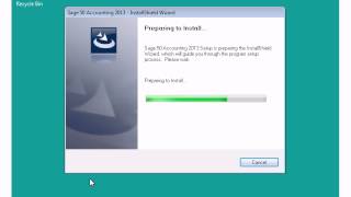 Install Sage 50 on a Network Workstation Tutorial [upl. by Rhett]