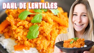 DAHL DE LENTILLES CORAIL la recette simple [upl. by Krishna]