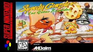 Longplay SNES  Speedy Gonzales Los Gatos Bandidos 100 4K 60FPS [upl. by Arak]