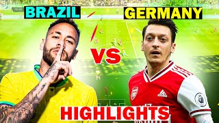 BRAZIL vs GERMANY  Final FIFA World Cup 2026  NEYMAR vs SANE [upl. by Elrebmik481]