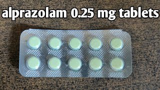 Alprazolam 025 mg tablets  Alprasafe 025 mg tablets [upl. by Karlee]