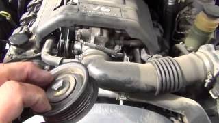 Honda PassportIsuzu Rodeo idler pulley repairwhining sound in motor [upl. by Rahal]