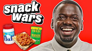 Daniel Kaluuya Rates American amp British Snacks  Snack Wars  ladbiblestories [upl. by Nnylear428]