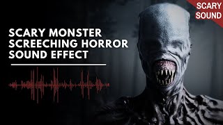 Scary Monster Screeching Horror Sound Effects [upl. by Luhem]