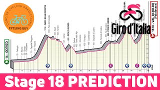 Giro dItalia 2023 Stage 18 PREVIEW  FAVOURITES  PREDICTION [upl. by Avril187]