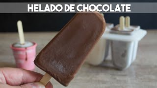 HELADO DE CHOCOLATE super CREMOSO [upl. by Hanauq]