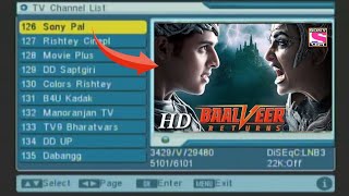 how to add sony pal channel on dd free dish  फ्री डिश में सोनी पल चैनल कैसे लाये sony pal add fre [upl. by Annekam]